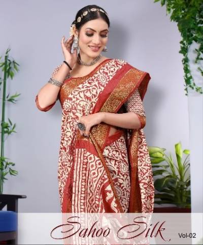 MINTORSI SAHOO SILK VOL 2 201 TO 208 BANARSI SILK SAREE WHOLESALER IN INDA